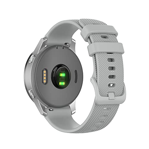 NRYCR Ersatzarmband aus Silikon für Garmin Vivoactive 3S 4S 18 20 22 mm für Venu SQ Forerunner 158, 245, 745, For Vivoactive 4, Achat von NRYCR