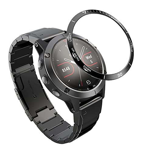 NRYCR Metall-Außenkantenabdeckung für Garmin Fenix 5 5X Plus Lünette Ring Zifferblatt Skala Geschwindigkeit Schutzhülle Ringe Anti-Kratz-Zubehör, For Fenix 5, Achat von NRYCR