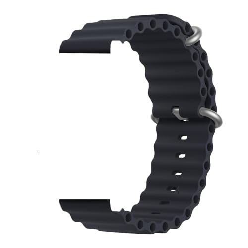 NRYCR Silikon Band Für Huawei Uhr GT5 46mm 41mm Soft Loop Armband Für Huawei GT 5 Pro GT4 GT3 GT2 Sport Strap Männer Frauen Uhrenarmbänder(Midnight,For GT2 GT3 Pro 46mm) von NRYCR