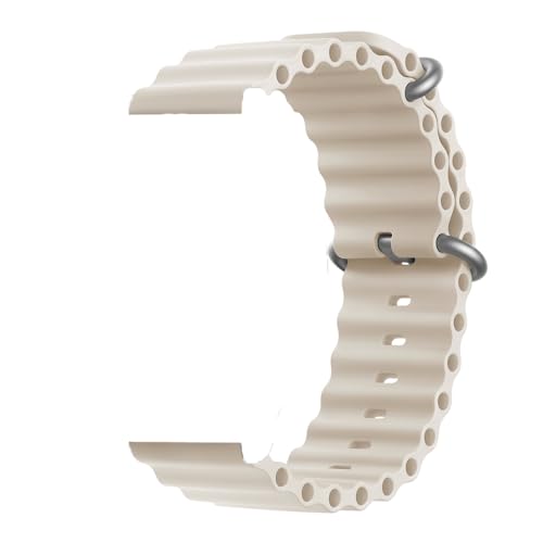 NRYCR Silikon Band Für Huawei Uhr GT5 46mm 41mm Soft Loop Armband Für Huawei GT 5 Pro GT4 GT3 GT2 Sport Strap Männer Frauen Uhrenarmbänder(Starlight,For GT5 GT4 41mm) von NRYCR