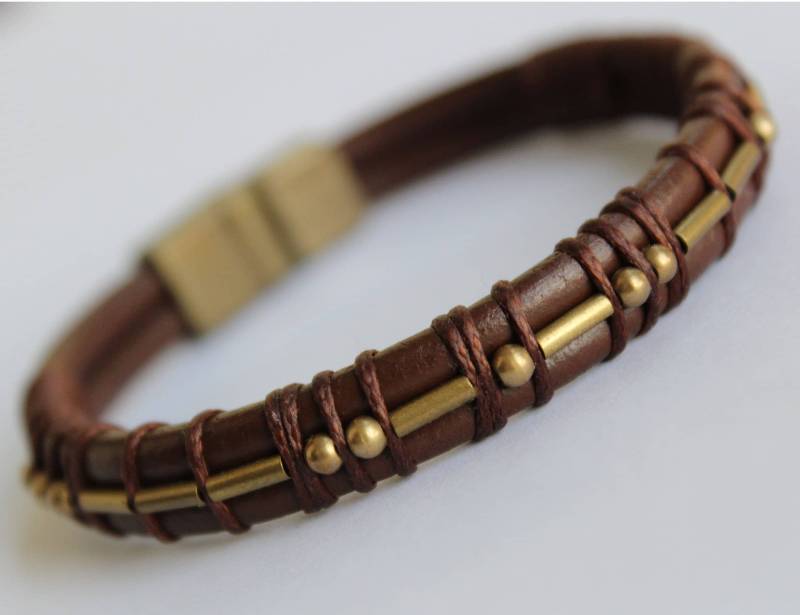 Morse-Code Armband Männer Jahrestag Geschenke Für Freund Personalisierte Lederarmband Gedenkgeschenk Verlust Von Mutter Vater Papa Sohn Bruder von NRinfinity