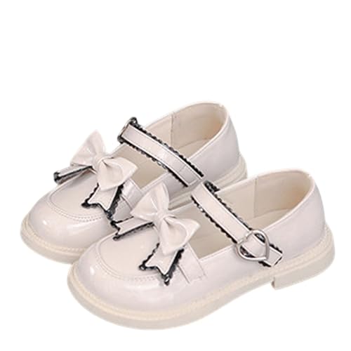 Mary Jane Schuhe für Mädchen, formelle Schulschuhe, Mary Jane Flats, Patentschule, runder Zehenbereich, zum Hineinschlüpfen, klobiger Absatz, Party, formelle Kleidung, Schlupfschuhe für Blumenmädchen von NSICBMNO