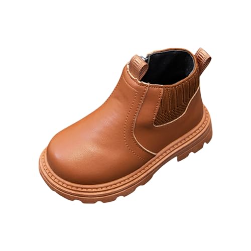NSICBMNO Mädchen Stiefeletten Kampfstiefel Händler Kunstleder Schuhe Chunky Boot Biker Boot Dance Freizeitschuhe, Ein Braun, 25 EU NSICBMNO Mädchen Stiefeletten Kampfstiefel Händler Kunstleder Schuhe Chunky Boot Biker Boot Dance Freizeitschuhe, Ein Braun, 25 EU von NSICBMNO