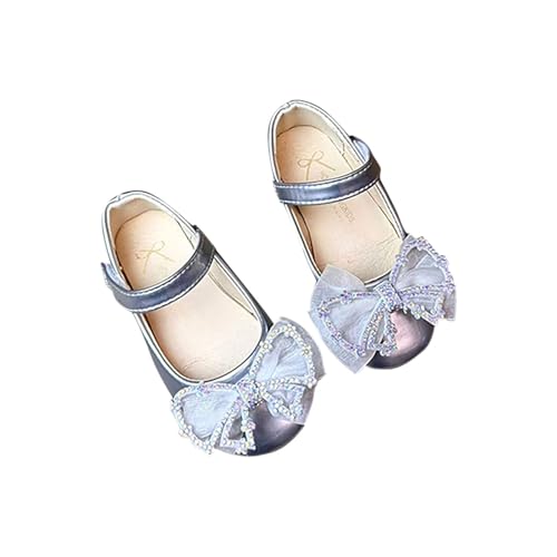 Prinzessin Schuhe für Mädchen, Mary Jane Schuhe, Knöchelriemen, Court, Hochzeit, Party, Brautjungfer, Abend Anlass, Ein Silber, 5 Jahre Prinzessin Schuhe für Mädchen, Mary Jane Schuhe, Knöchelriemen, Court, Hochzeit, Party, Brautjungfer, Abend Anlass, Ein Silber, 5 Jahre von NSICBMNO