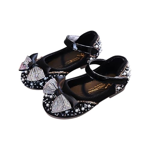 Prinzessinnenschuhe für Mädchen, Riemchen, Mary Jane-Stil, Block, niedriger mittlerer Absatz, Klettverschluss, für Kinder, Kristall-Pailletten, Hochzeit, Brautjungfern, Cosplay, Fancy Halloween, A von NSICBMNO