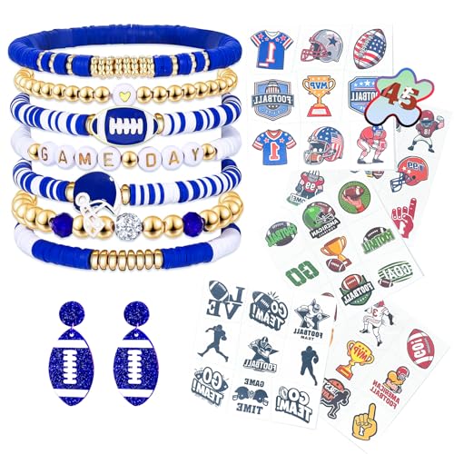 NSODREEM Kostümzubehör für Damen Herren mit Armband Ohrringe Temporäre Tattoos für Halloween, Mehrfarbig/Meereswellen (Ocean Tides), Standard von NSODREEM