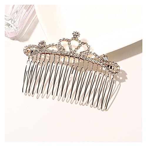 Retro-Haarschmuck für Bräute, Strass-Kristalle, Tiara, Krone, manuelle Haarkämme, Haarschmuck für Frauen, Hochzeitskamm (A 1) von NSTVVEE