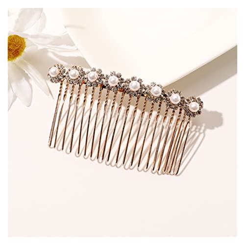 Retro-Haarschmuck für Bräute, Strass-Kristalle, Tiara, Krone, manuelle Haarkämme, Haarschmuck für Frauen, Hochzeitskamm (A 3) von NSTVVEE