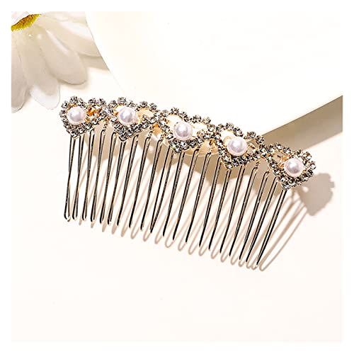 Retro-Haarschmuck für Bräute, Strass-Kristalle, Tiara, Krone, manuelle Haarkämme, Haarschmuck für Frauen, Hochzeitskamm (A 7) von NSTVVEE