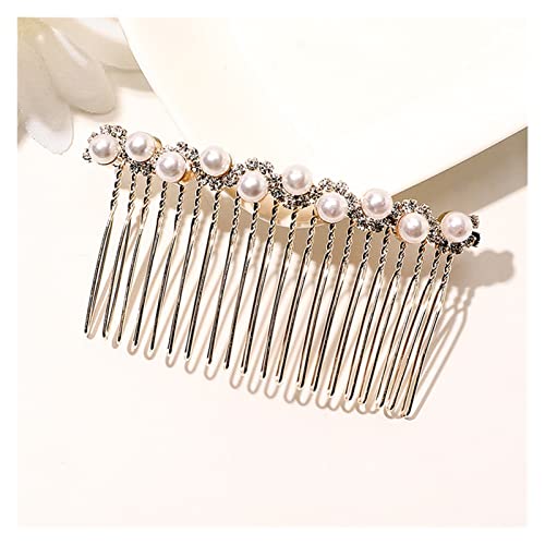 Retro-Haarschmuck für Bräute, Strass-Kristalle, Tiara, Krone, manuelle Haarkämme, Haarschmuck für Frauen, Hochzeitskamm (A 8) von NSTVVEE
