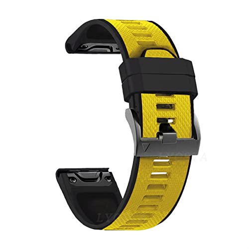 26 22mm Silicone Quick Release Watchband Strap For Garmin Fenix 6X 6 6S Pro 5X 5 Plus 3HR Enduro Smartwatch Easyfit Wrist Strap von NTALJC
