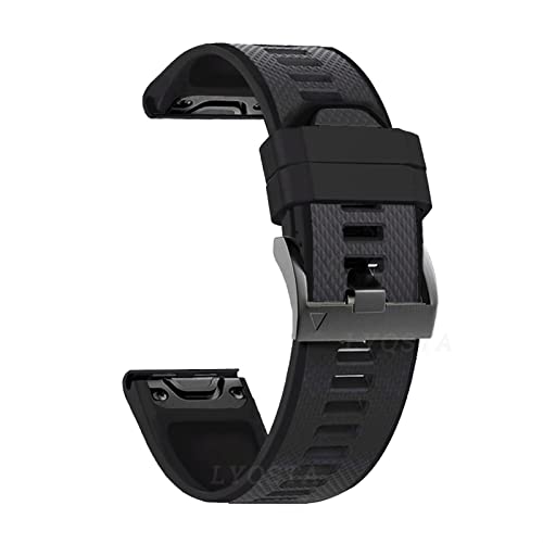 26 22mm Silicone Quick Release Watchband Strap For Garmin Fenix 6X 6 6S Pro 5X 5 Plus 3HR Enduro Smartwatch Easyfit Wrist Strap von NTALJC