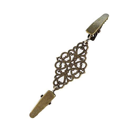 Brosche Pin Exquisites Anti-Exposition Frauen Strickjacke Clip Retro Hollow Muster Clip Schnalle Kostümzubehör Anlagenstiftabzeichen von NTALJC