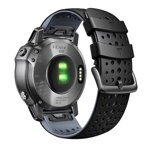 Für Garmin Fenix 8x Fenix 7x Sport Silicon Watch Band 26 -mm -Ersatzriemen für Fenix 6x/6x Pro/5x Plus/Tactix 7 Pro/Enduro 2/Fenix 3/Descent MK2 Für Garmin Fenix 8x Fenix 7x Sport Silicon Watch Band 26 -mm -Ersatzriemen für Fenix 6x/6x Pro/5x Plus/Tactix 7 Pro/Enduro 2/Fenix 3/Descent MK2 von NTALJC
