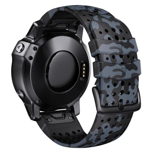 Für Garmin Fenix 8x Fenix 7x Sport Silicon Watch Band 26 -mm -Ersatzriemen für Fenix 6x/6x Pro/5x Plus/Tactix 7 Pro/Enduro 2/Fenix 3/Descent MK2 Für Garmin Fenix 8x Fenix 7x Sport Silicon Watch Band 26 -mm -Ersatzriemen für Fenix 6x/6x Pro/5x Plus/Tactix 7 Pro/Enduro 2/Fenix 3/Descent MK2 von NTALJC