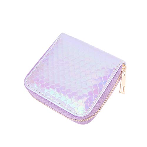 Geldbörse mit Meerjungfrau-Motiv, schillerndes Kleingeld, Kreditkartenetui für Mädchen von NTALJC