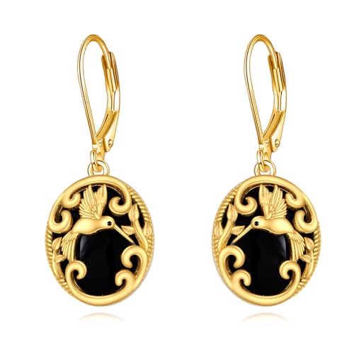 Hebelohrringe Silber Dream Catcher/Larimar/Opal/Lapis/türkisstropfen Ohrringe Juwelengeschenk für Frauen von NTALJC