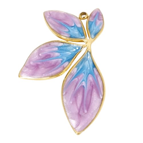 NEU 2025 1PC NEU für Edelstahl -Anhänger Multikolor -Gradienten -Farbblatt Schmetterling Schmetterling Tier Emaille Charms DIY Halskette Ohrring Frauen mit für Sie Schmuck Modeaccessoires kreatives von NTALJC