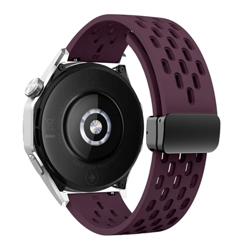 NTALJC 18 20 22mm magnetischer Silikongurt für Uhr GT 5 46mm 41 mm atmungsaktives Sportband für GT5 Pro GT4 GT3 GT2 Correa Watchbands von NTALJC