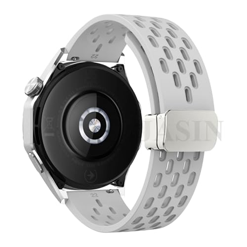 NTALJC 18 20 22mm magnetischer Silikongurt für Uhr GT 5 46mm 41 mm atmungsaktives Sportband für GT5 Pro GT4 GT3 GT2 Correa Watchbands von NTALJC