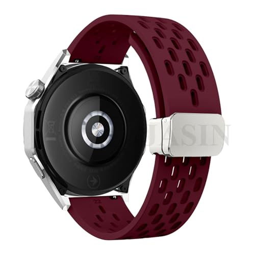 NTALJC 18 20 22mm magnetischer Silikongurt für Uhr GT 5 46mm 41 mm atmungsaktives Sportband für GT5 Pro GT4 GT3 GT2 Correa Watchbands von NTALJC