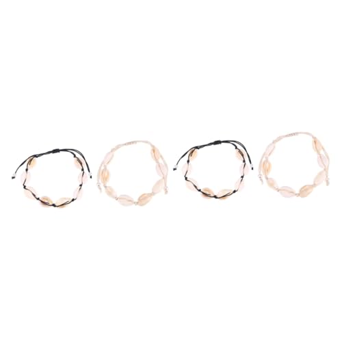 NTALJC 2 PCs Legierungs -Fußkettchen -Charm Pearls White Hawaii Miss Twine von NTALJC