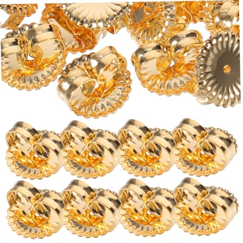 NTALJC 20 Stück piercing hintere Eille Eille Backs DIY Backs High Eille d'Eille Eille Eille Accessoires Kupfer Golden von NTALJC