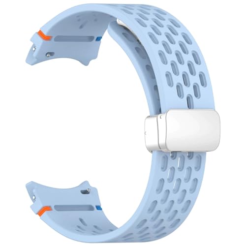 NTALJC 20 -mm -Riemen für Galaxy Watch 4 5 Pro 6 7 7lte 44mm 40mm Uhr 4/6 Klassisches Silikonband ohne Lücken Armbandkorrea von NTALJC