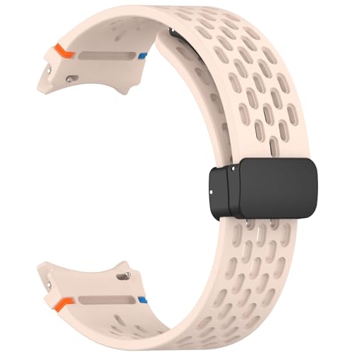 NTALJC 20 -mm -Riemen für Galaxy Watch 4 5 Pro 6 7 7lte 44mm 40mm Uhr 4/6 Klassisches Silikonband ohne Lücken Armbandkorrea von NTALJC