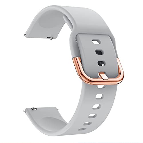 NTALJC 20 mm Silicon Smart Watch -Gurte kompatibel mit den meisten Uhren mit 20 22 -mm -Trägern Bandarmband von NTALJC