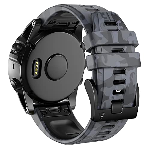 NTALJC 22 26mm Wristband Strap for Fenix 7 7X Epix/Coros VERTIX VERTIX2 Smart Watch Printed Sport Quick Release Silicone Band NTALJC 22 26mm Wristband Strap for Fenix 7 7X Epix/Coros VERTIX VERTIX2 Smart Watch Printed Sport Quick Release Silicone Band von NTALJC