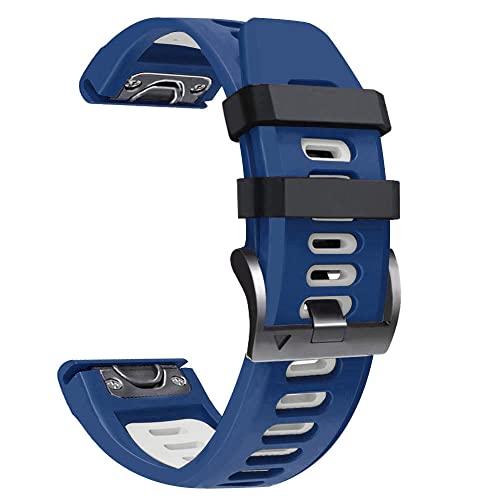 NTALJC 26 mm 22 mm Silikonarmband für Fenix ​​7X 7 6 6X Pro 5 5X Plus 3 HR Schnellverschluss-Smartwatch-Armband-Armband von NTALJC