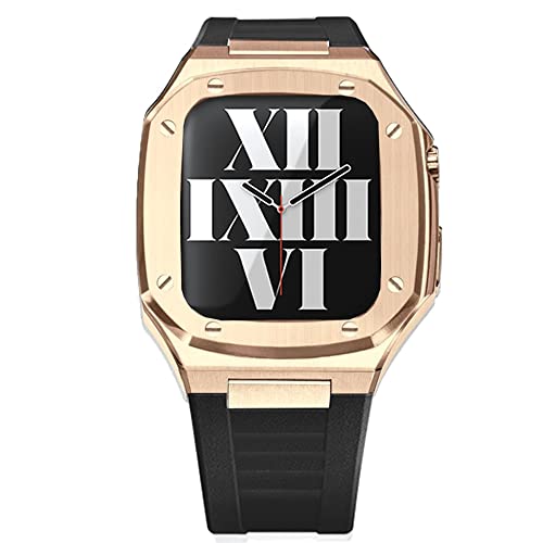 NTALJC 41mm45mmStainlesssteelSetSetForAppleWatch444mmmetalCaseforiWatch87Series6SE5440MMDIYMODIFICATIONKIT von NTALJC