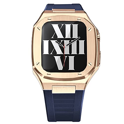 NTALJC 41mm45mmStainlesssteelSetSetForAppleWatch444mmmetalCaseforiWatch87Series6SE5440MMDIYMODIFICATIONKIT von NTALJC