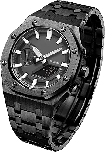 NTALJC 5 Gen/5rd GA2100 GM2100 Modus Metal Watch Bracelet Kit für GA2100/2110 Edelstahlwächer mit niedrigerem Abdeckungszubehör von NTALJC