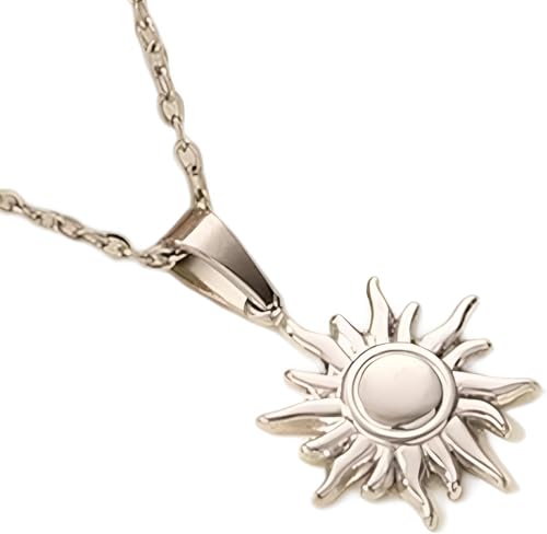 NTALJC Accessoires Halskette für Frauen, Sterling Silber Classic Star Pendant Halskette Schmuck, Sonne und Mond Halskette, Halskette Sonne und Mond NTALJC Accessoires Halskette für Frauen, Sterling Silber Classic Star Pendant Halskette Schmuck, Sonne und Mond Halskette, Halskette Sonne und Mond von NTALJC