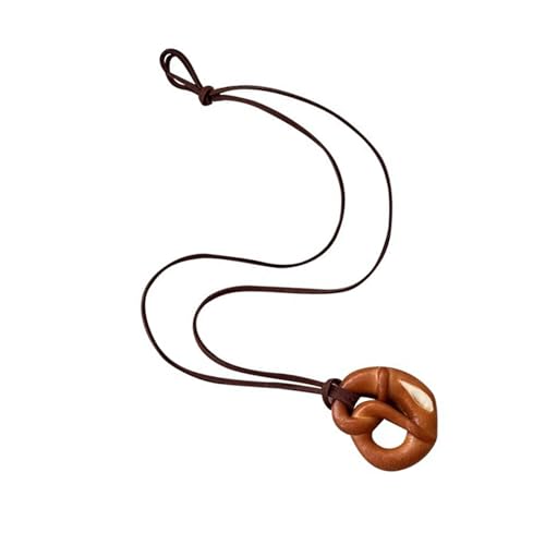 NTALJC Anhänger in einzigartigem Designbrot von echten Paste Bretzeln, robuste Materialien, Bagelzubehör, elegante Outfits von NTALJC