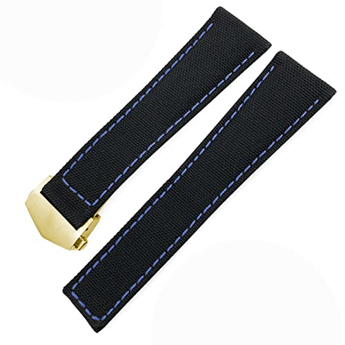 NTALJC Bracelet de montre 20 mm 22 mm en toile et nylon avec boucle déployante noire pour montre Carrera Aquaracer Series NTALJC Bracelet de montre 20 mm 22 mm en toile et nylon avec boucle déployante noire pour montre Carrera Aquaracer Series von NTALJC