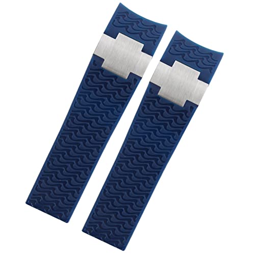 NTALJC Bracelet de montre étanche pour - En caoutchouc de silicone - Accessoires de rechange von NTALJC