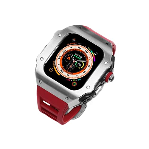 NTALJC Case Fluorband -Mod -Kit ， Ultra 8 49mm Upgrade Ersetzen Sie Fluorstrap -Abdeckung von NTALJC