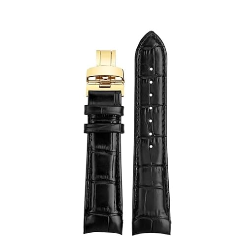 NTALJC Cowhide Leather Curved Interface Watchband For Mido BELLUNA M024407A M024630a M024 watch Strap von NTALJC