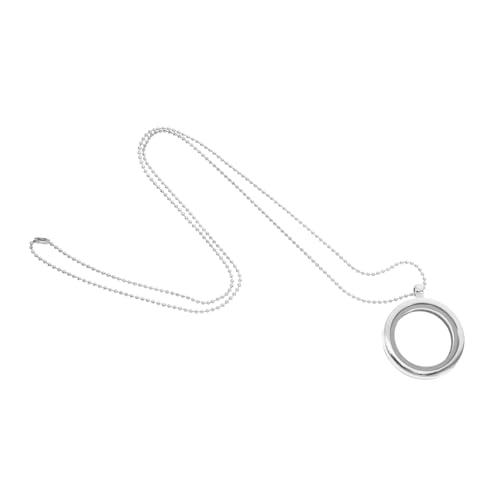 NTALJC DIY Photo Anhänger für anpassbare Souvenirs rundes Glas für Männer und zufällige Farbe von NTALJC