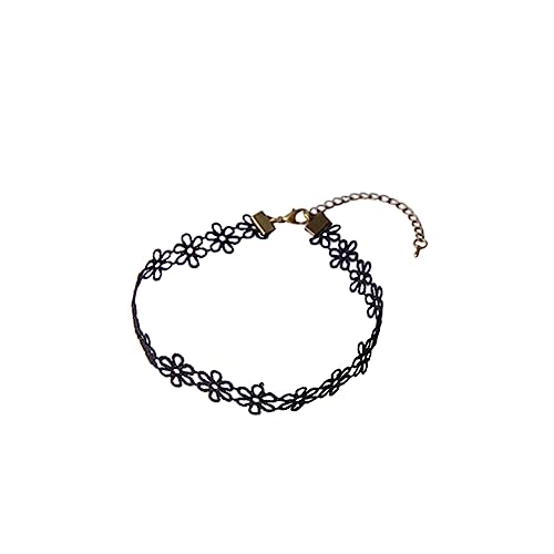 NTALJC Einzigartiges Spitzenkragen für Frauen Mädchen Perlen Gross Schlüsselbeinkette von NTALJC
