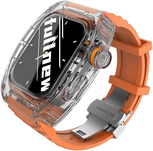 NTALJC Fluororubber Sport Watch Armband Modification Kit transparent für 8 7 6 Se 5 4 44 mm 45 mm Serie NTALJC Fluororubber Sport Watch Armband Modification Kit transparent für 8 7 6 Se 5 4 44 mm 45 mm Serie von NTALJC