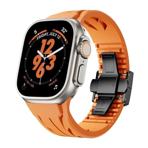 NTALJC FluororubberbandForAppleWatchSportStrapultra249/45/44/42MMS1046MM42MMLUXURYFKMSOSTSRAPIWATCHULTRAS10987SE65WATCHSBANDS von NTALJC