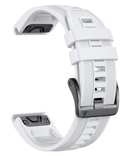 NTALJC Für Fenix ​​8 Band 22 mm Breite weicher Silikon Uhrengurt für Fenix ​​5 Plus/Fenix ​​6/Fenix ​​6 Pro/Fenix ​​7/Exip/Forerunner 935/945/Ansatz S60/Quatix 5 Watchbänder von NTALJC