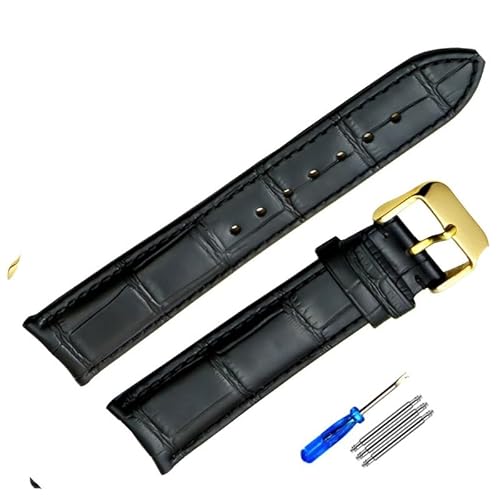 NTALJC Genuine Leather Watchband For Tissot Mens Watch Strap von NTALJC
