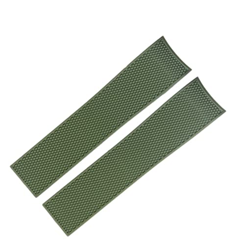 NTALJC Gummi-Uhrenarmbänder für CONQUEST HYDROCONQUEST L3 21 mm wasserdichtes Armband Uhrenzubehör Silikon-Uhrenarmband mit Logo von NTALJC
