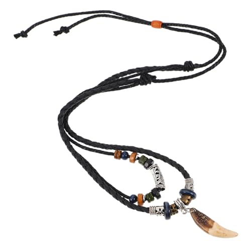 NTALJC Hai Zahn Halskette Haifisch Schmuck Piratkragen Ozeanische Armbänder CDon de Collier Verstellbar von NTALJC