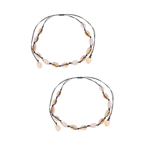 NTALJC Hals Hawaii Armband Beach Muschel Schmuck Bohemian Schwarz von NTALJC